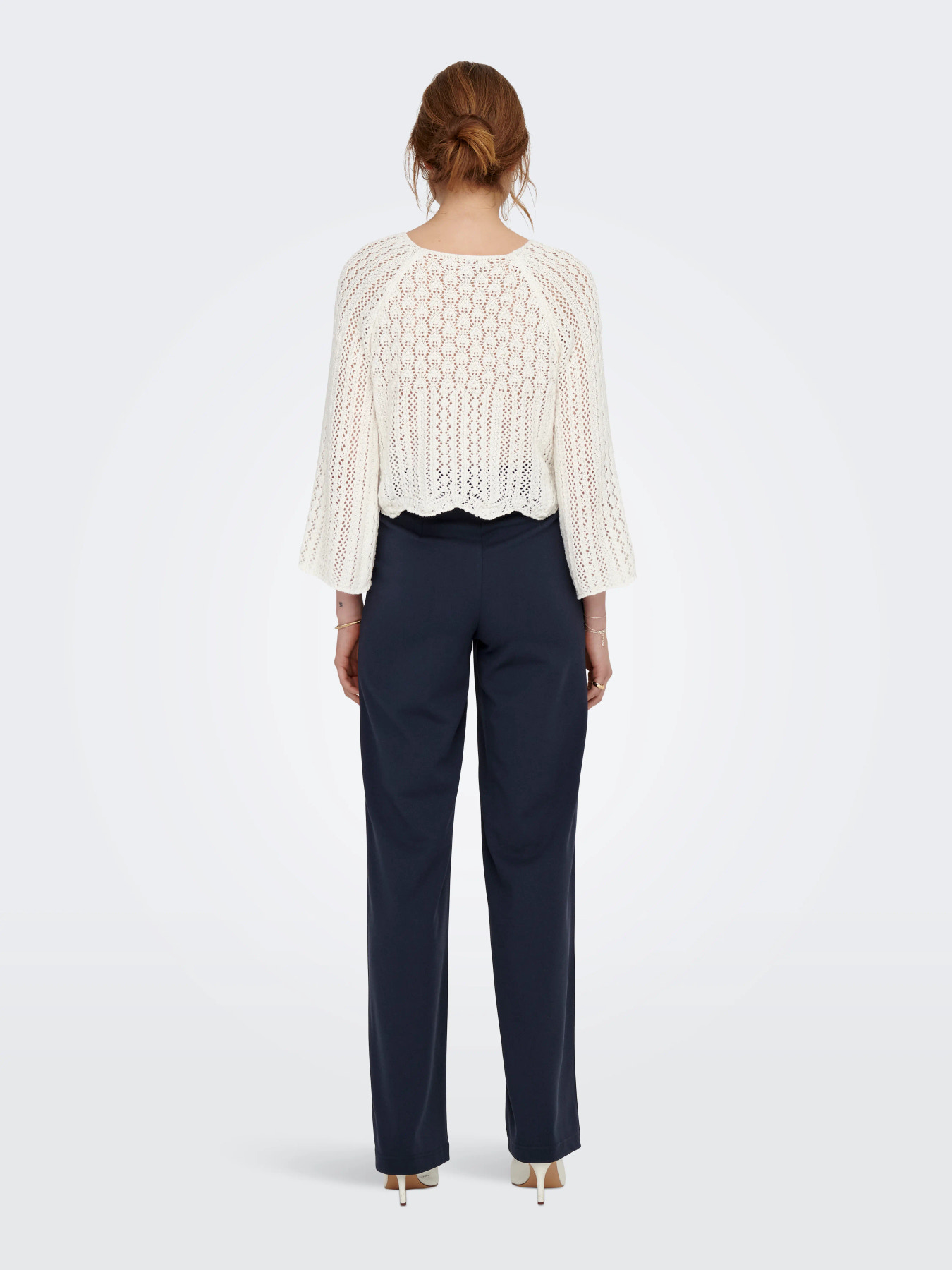 Nola 3/4 pullover knt - Blanc - Only – Image 5
