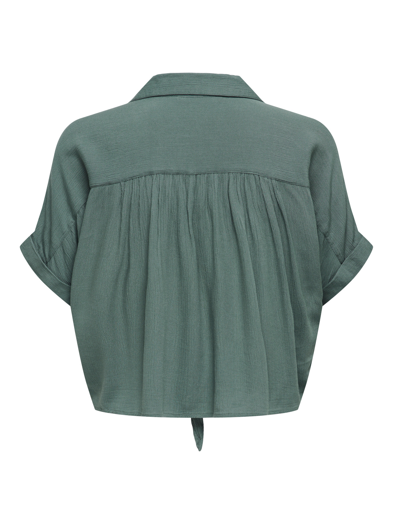 Paula life s/s tie shirt wvn - Vert balsam - Only – Image 6