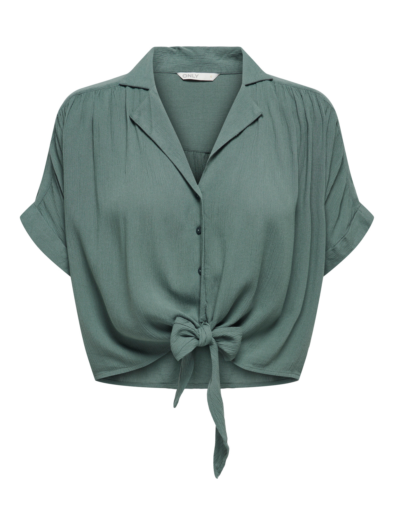 Paula life s/s tie shirt wvn - Vert balsam - Only – Image 5