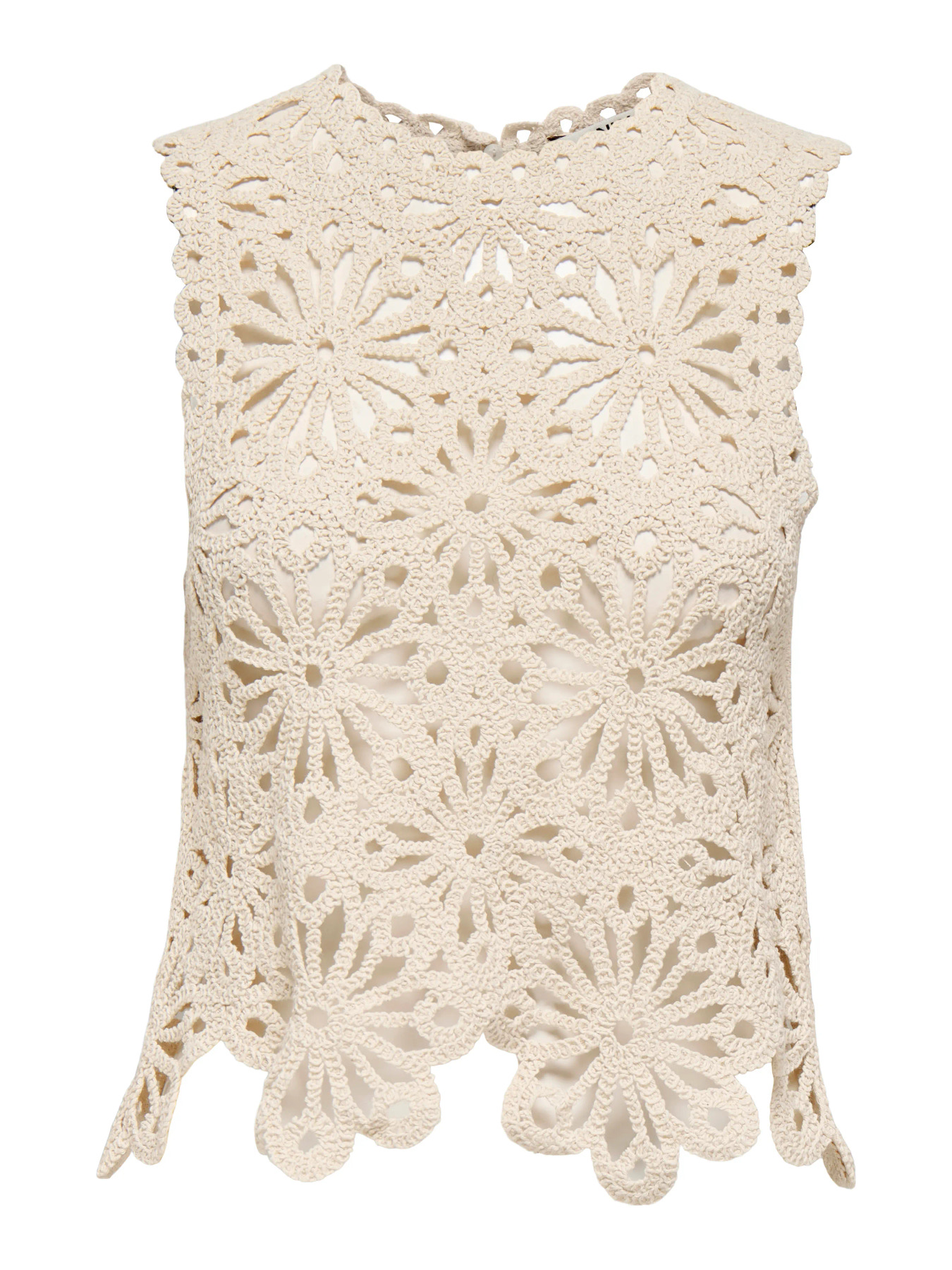 Leilani s/l emb Top, crème ONLY – Image 5