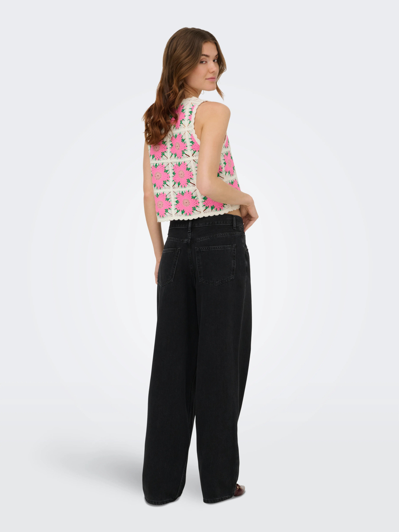 Emma crochet Top - Fleur Tropical - Only – Image 5