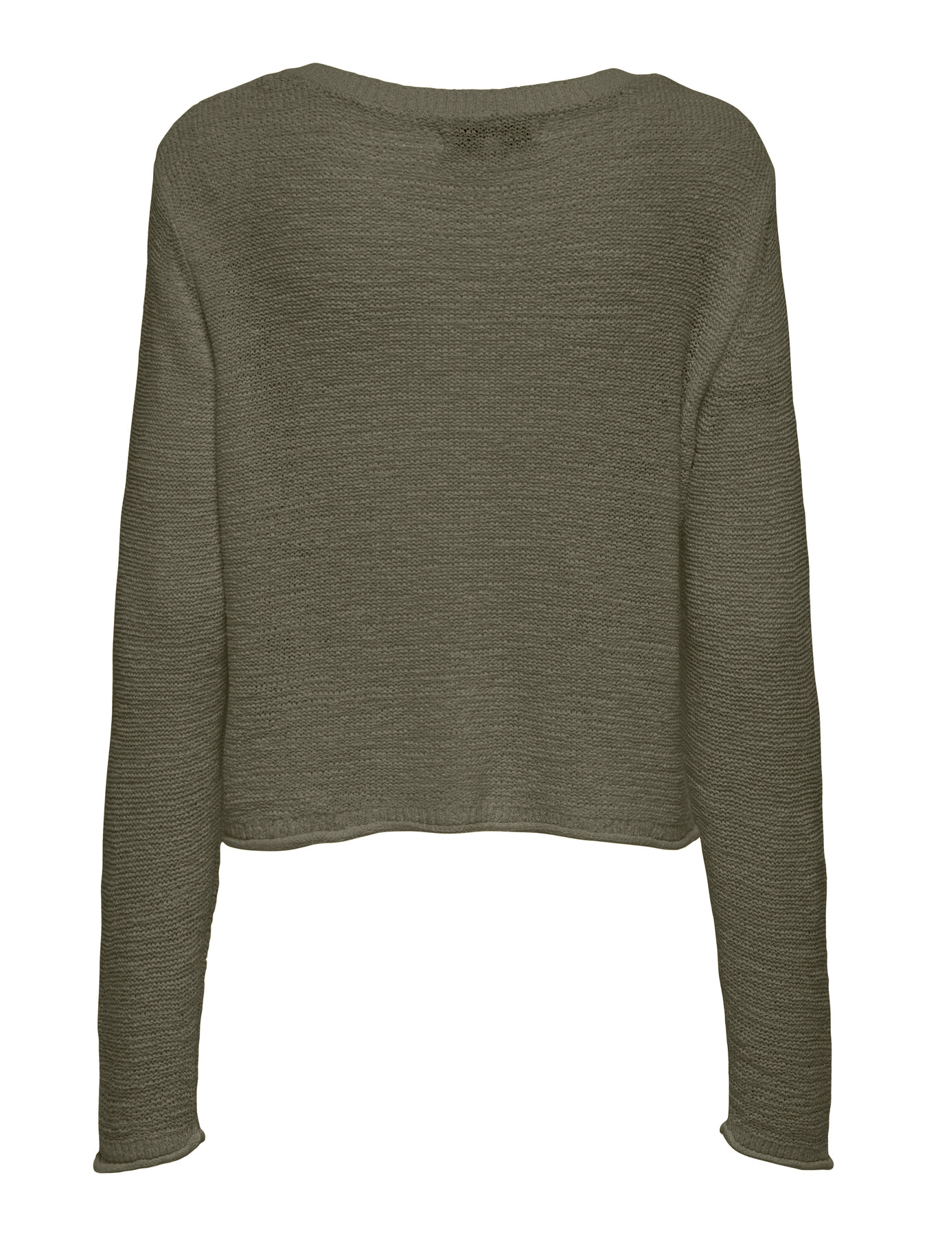 Pull court en maille Sunny ONLY – Kaki – Image 2