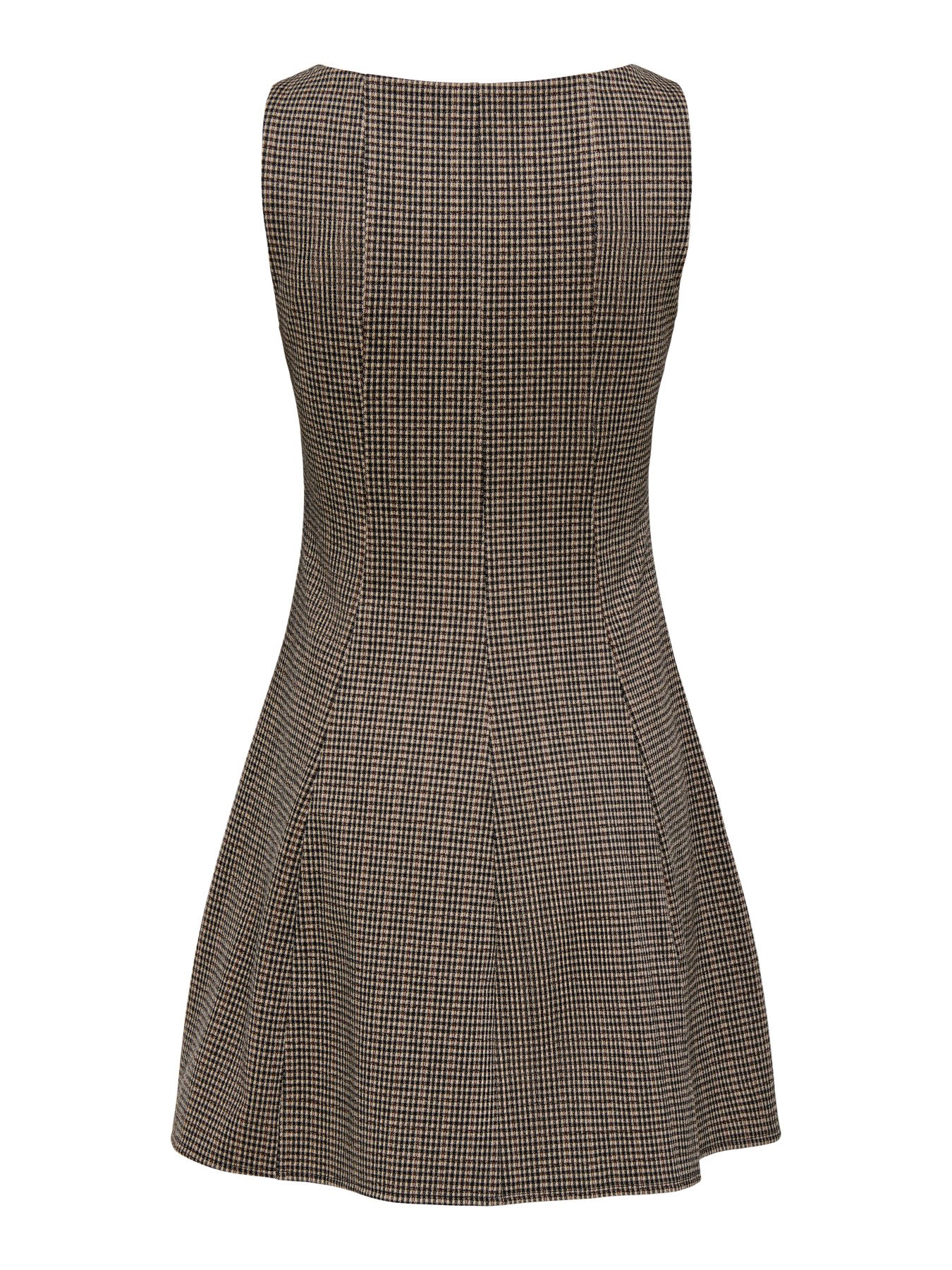 Robe courte pied-de-poule Azura ONLY – Pied-de-poule beige et noir