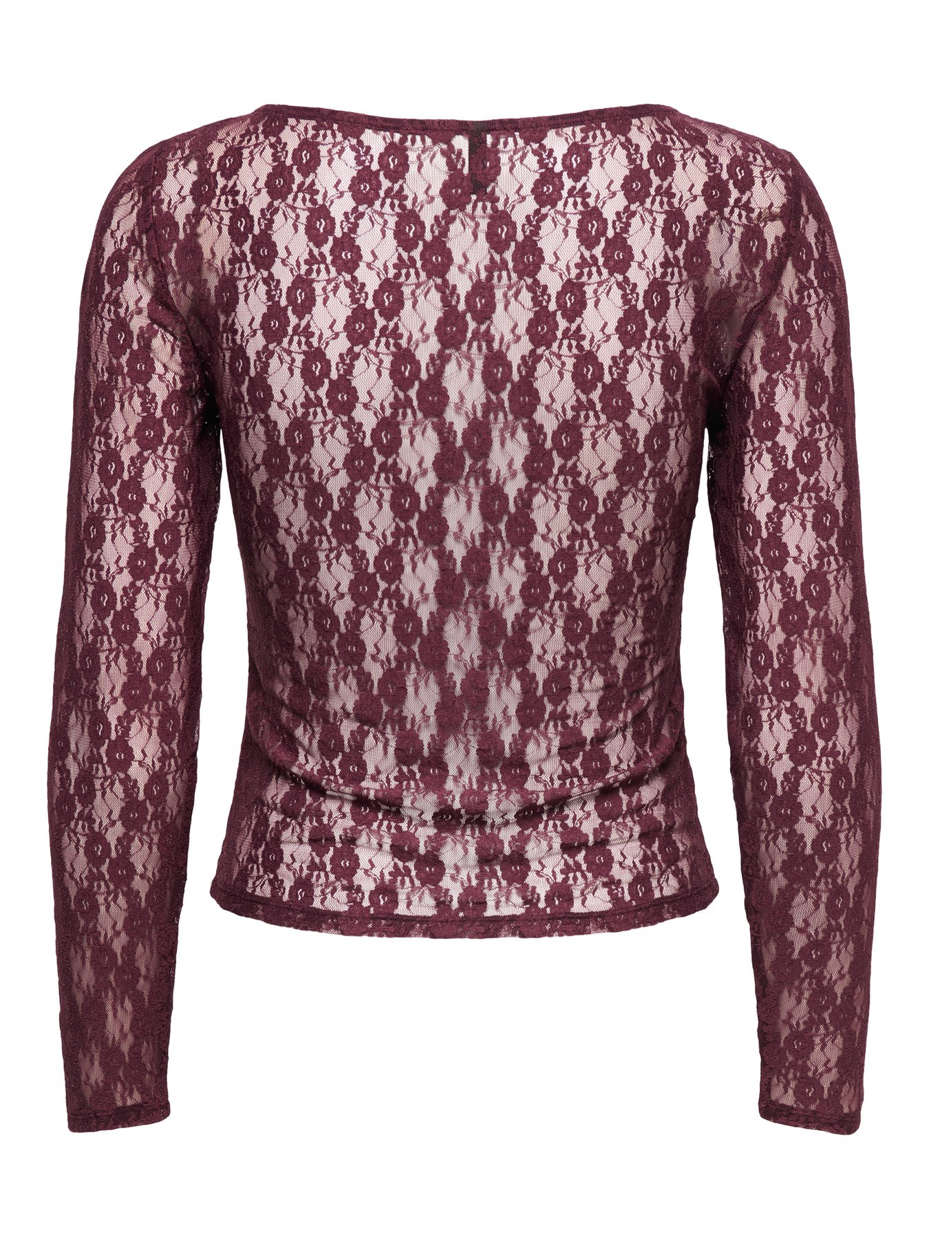 Top en dentelle Nikita ONLY – Bordeaux chocolat