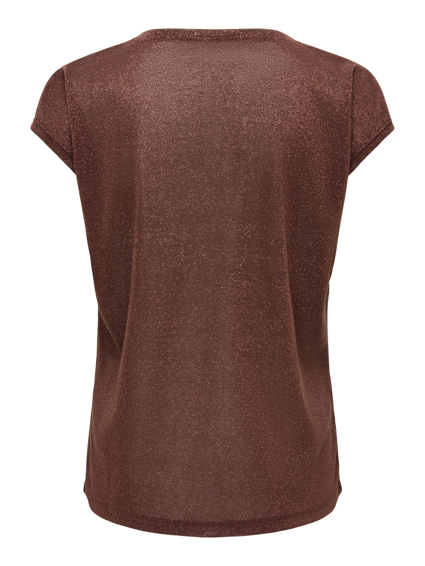 Top pailleté lurex Silvery ONLY – Acajou lurex – Image 2