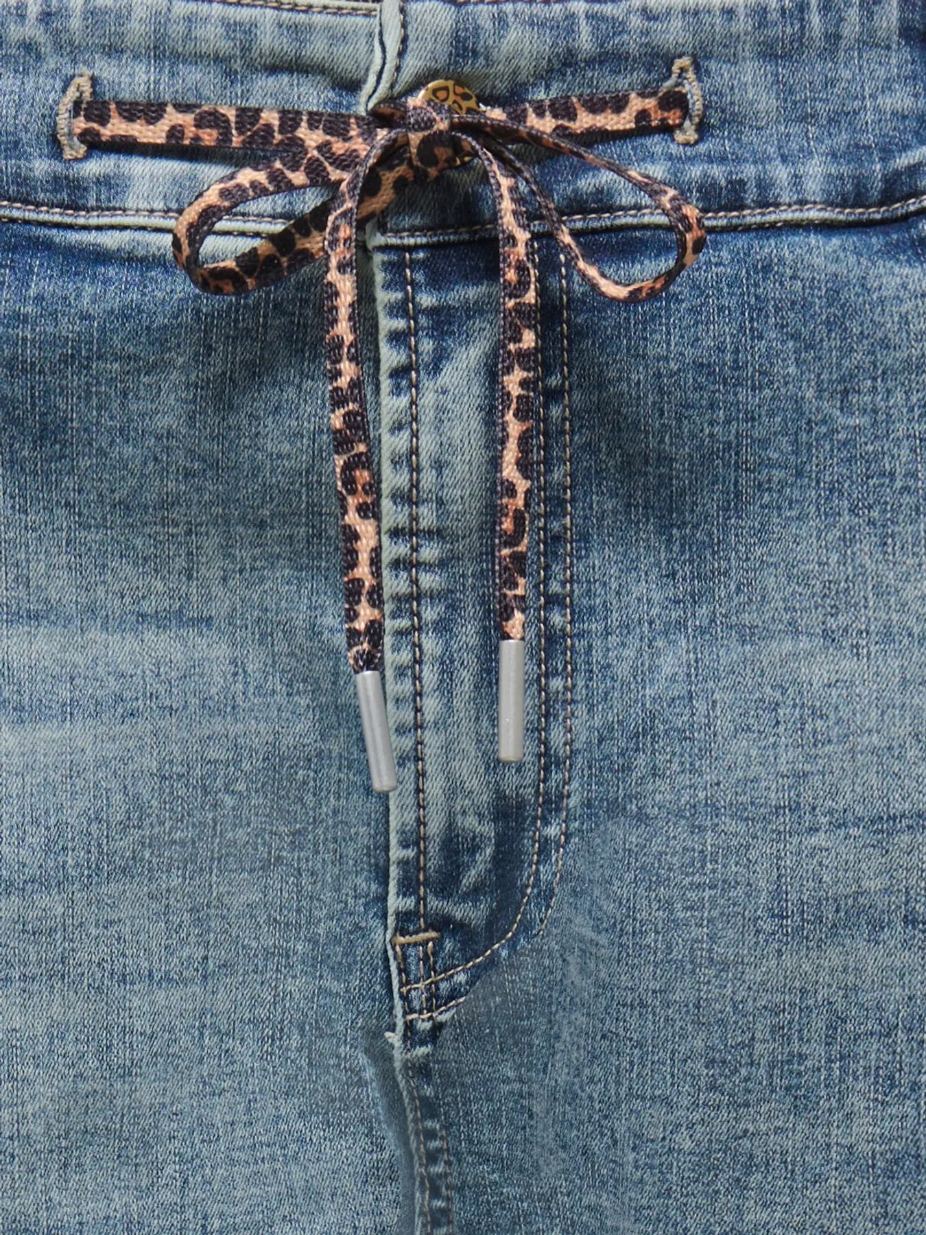 Jean droit longueur cheville taille haute Anni – Bleu moyen – Only – Image 7