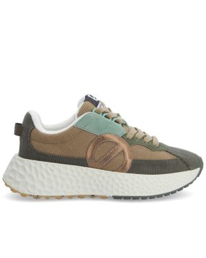Carter runner en cuir daddy sable - Sable kaki - No Name
