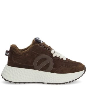 Carter jogger en cuir suédé cocoon marron - Marron cocoon - No Name