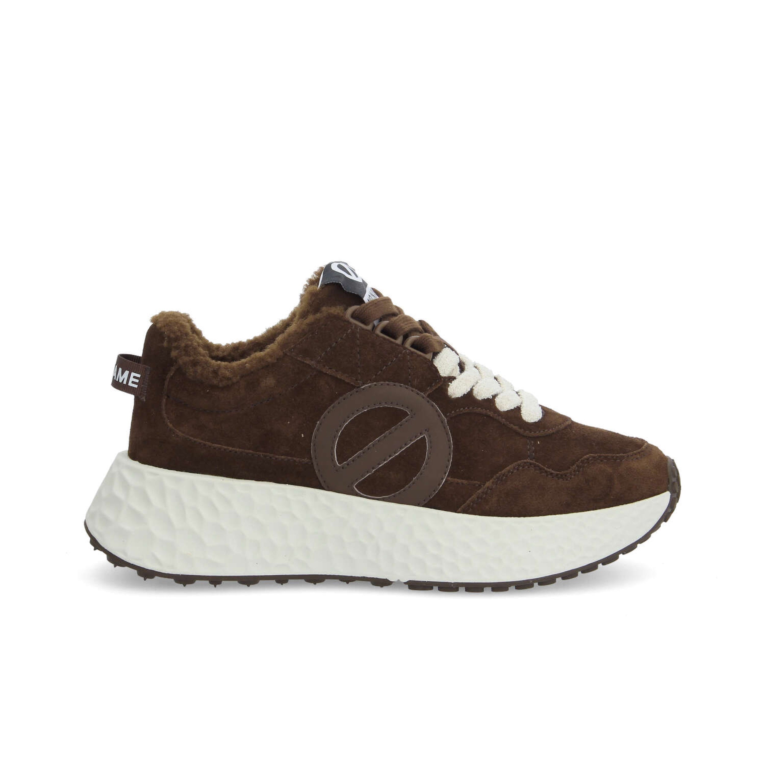 Carter jogger en cuir suédé cocoon marron - Marron cocoon - No Name