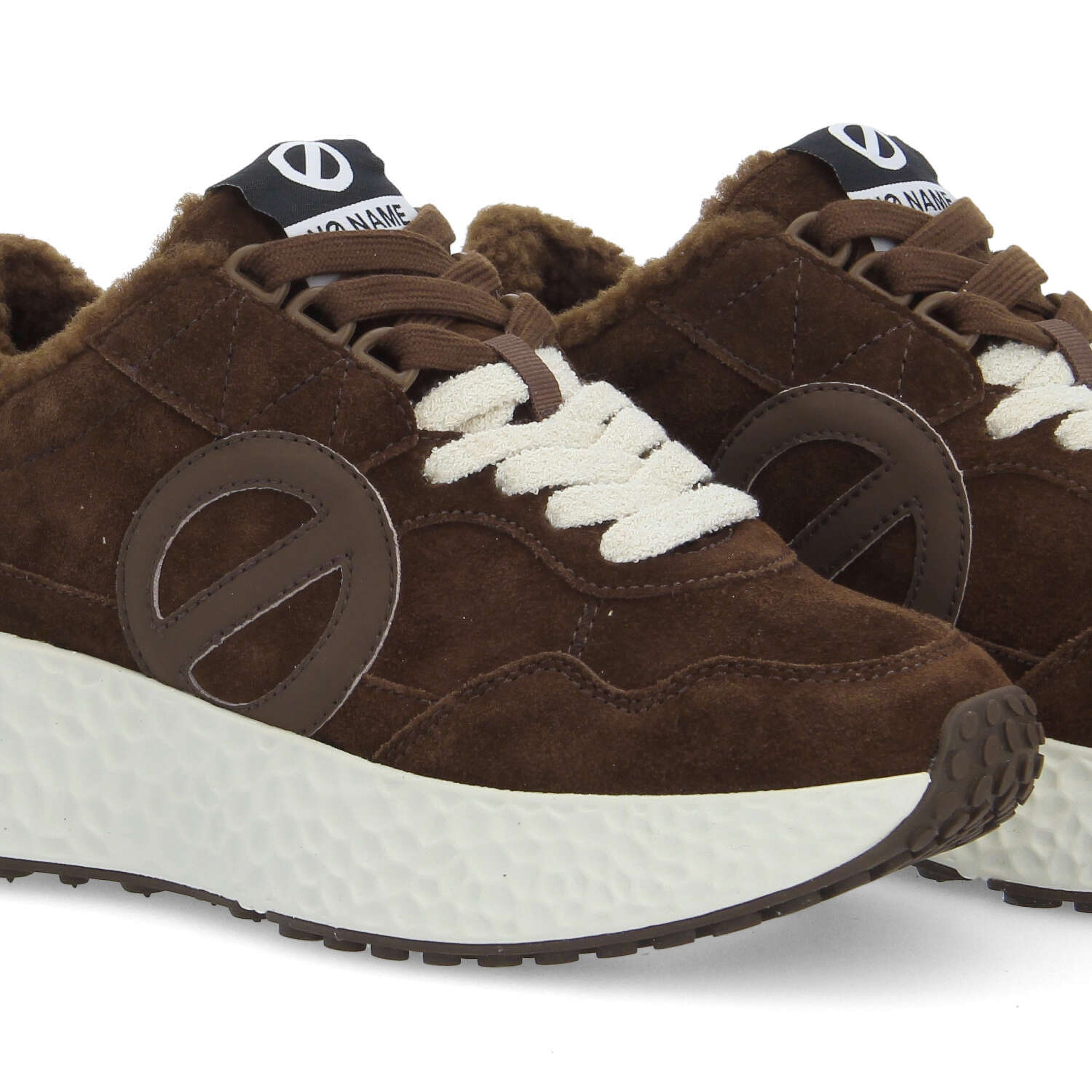 Carter jogger en cuir suédé cocoon marron - Marron cocoon - No Name – Image 4