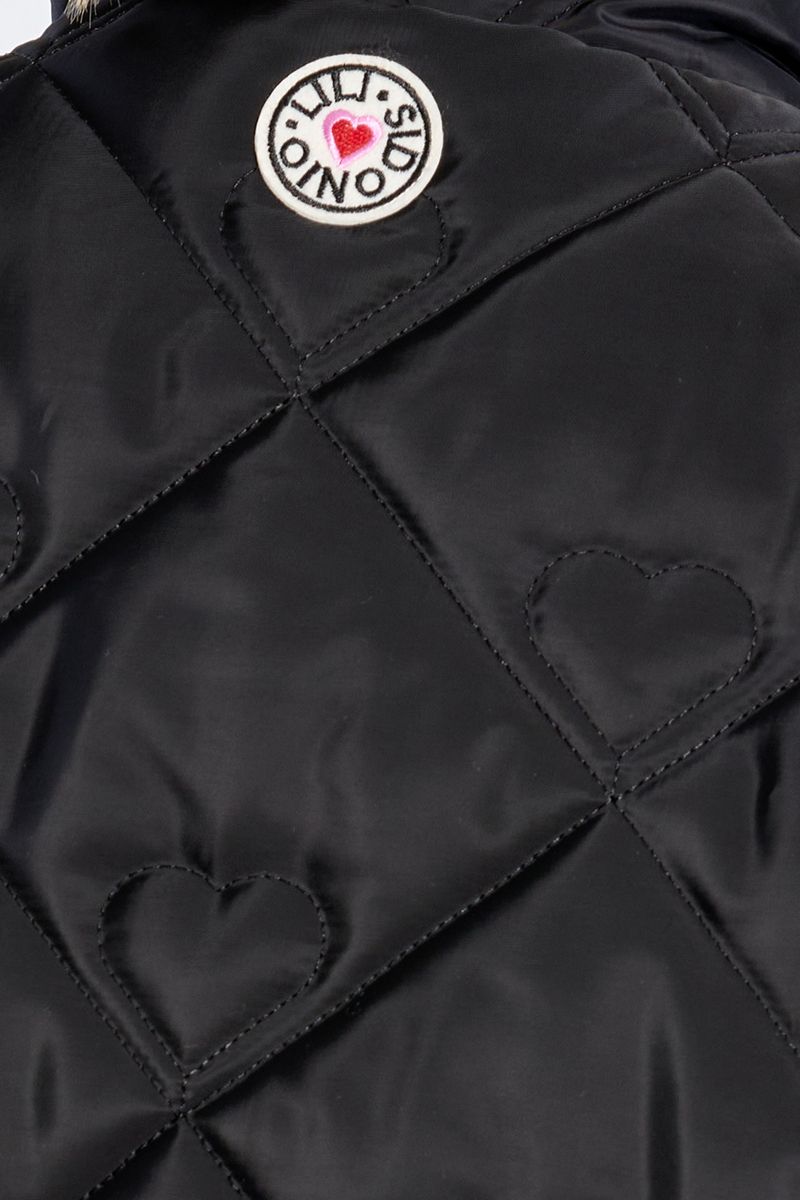 Doudoune sans manches crop – Noir – Lili Sidonio – Image 2