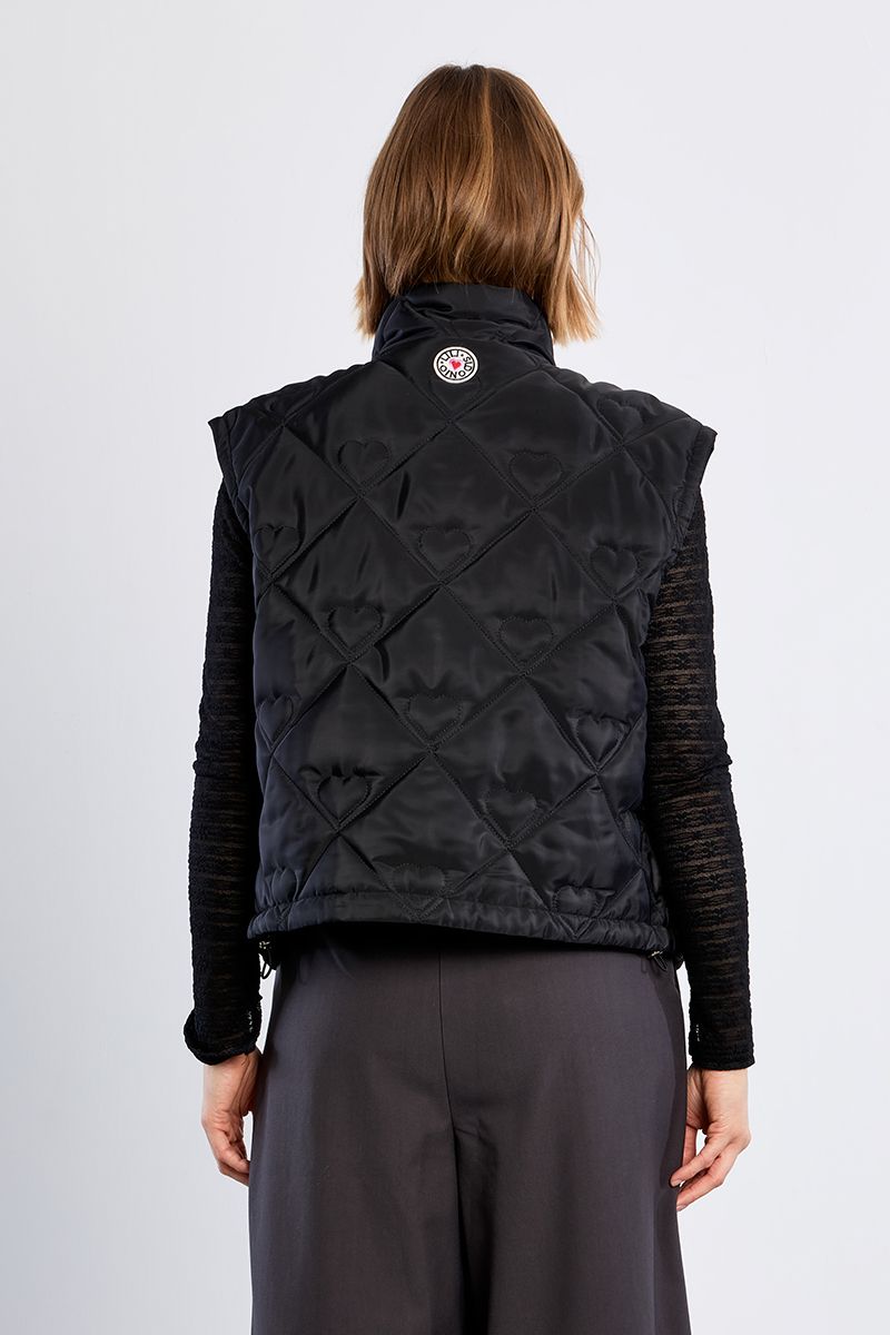 Doudoune sans manches crop – Noir – Lili Sidonio – Image 5