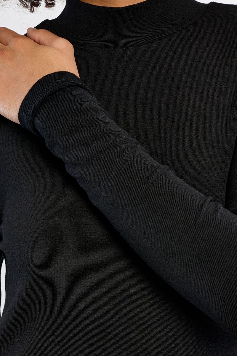 Sous-pull col montant – Noir – Lili Sidonio – Image 2