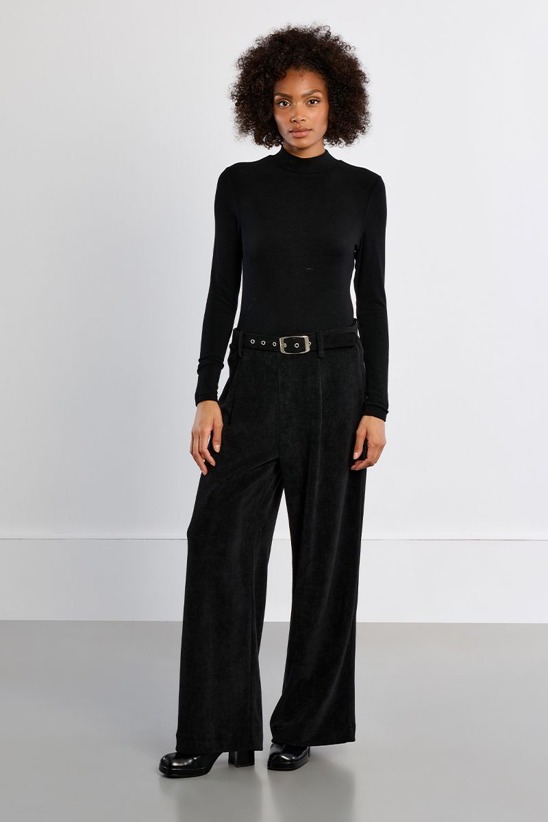 Sous-pull col montant – Noir – Lili Sidonio – Image 3