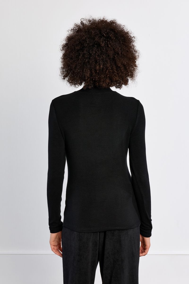 Sous-pull col montant – Noir – Lili Sidonio – Image 4